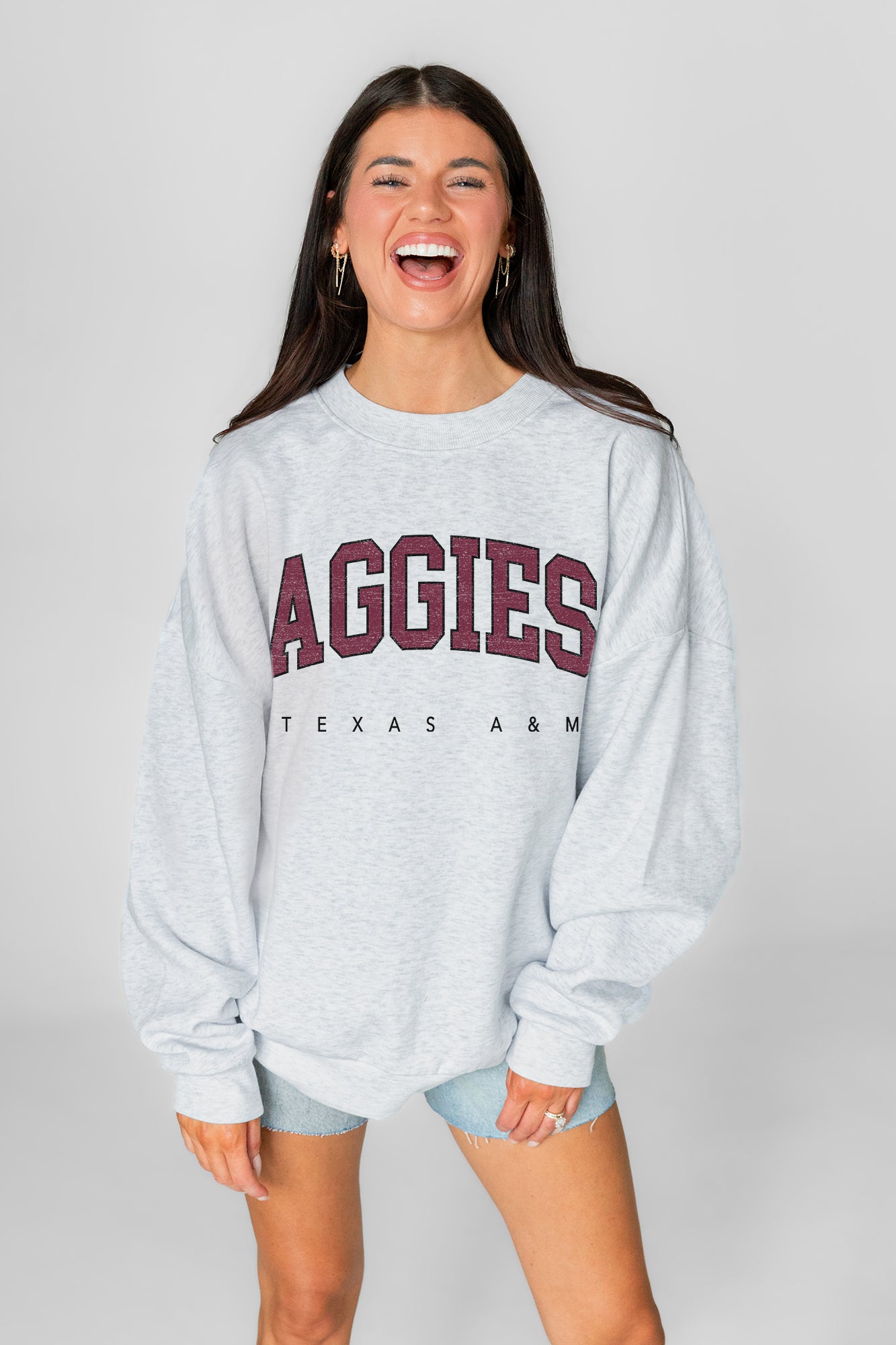 TEXAS A&M AGGIES NEXT MOVE PREMIUM FLEECE UNISEX CREWNECK PULLOVER