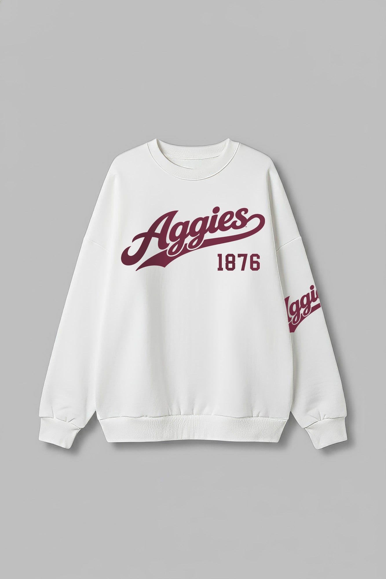 TEXAS A&M AGGIES DAY ONE PREMIUM FLEECE UNISEX CREWNECK PULLOVER