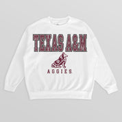 TEXAS A&M AGGIES Freestyle Fleece Drop-Shoulder Pullover