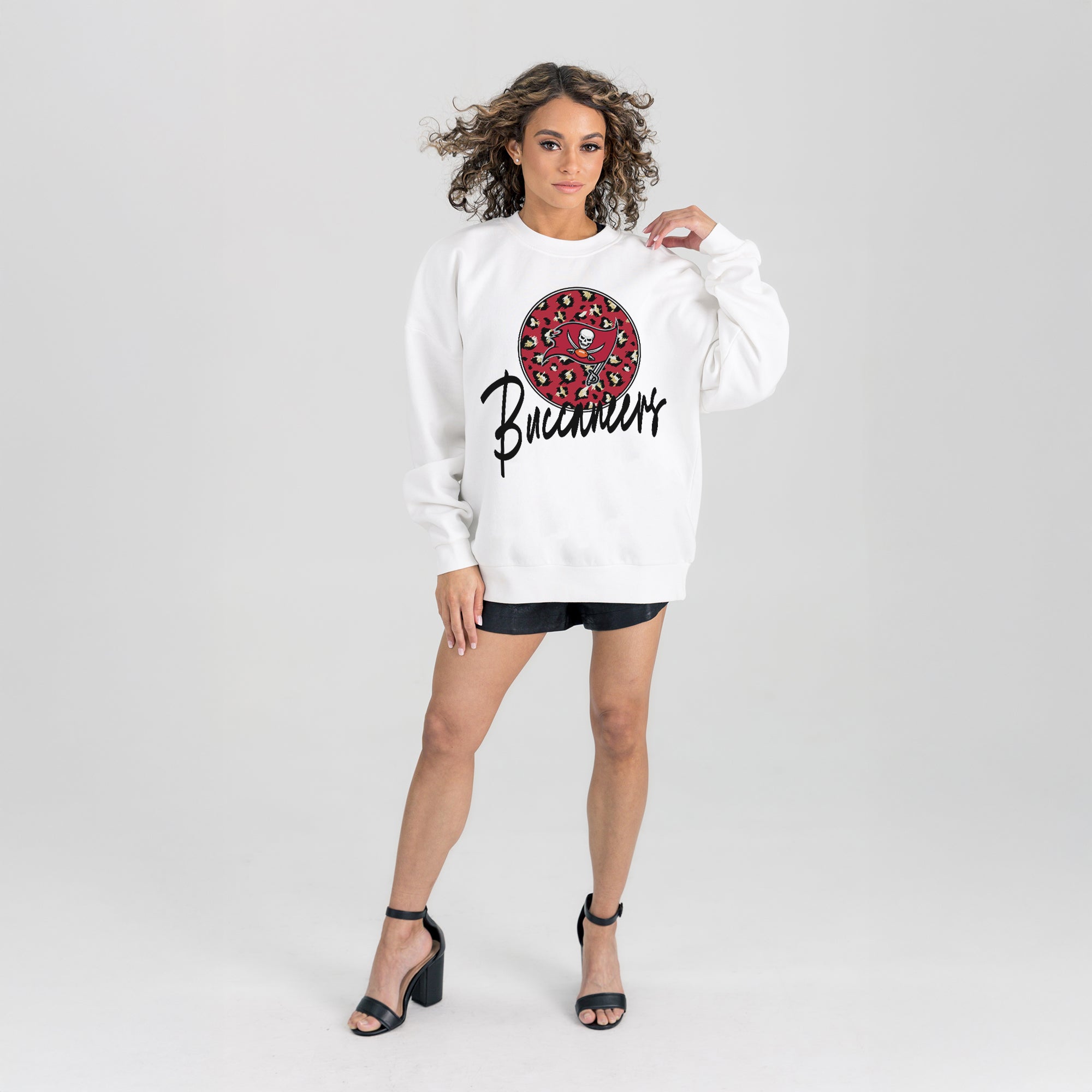 TAMPA BAY BUCCANEERS WILD BREAKTHROUGH PREMIUM FLEECE CREWNECK PULLOVER