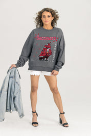 TAMPA BAY BUCCANEERS READY TO RUMBLE PREMIUM FLEECE DROP SHOULDER CREWNECK PULLOVER