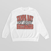 TAMPA BAY BUCCANEERS FADED FORMATION PREMIUM FLEECE CREWNECK PULLOVER