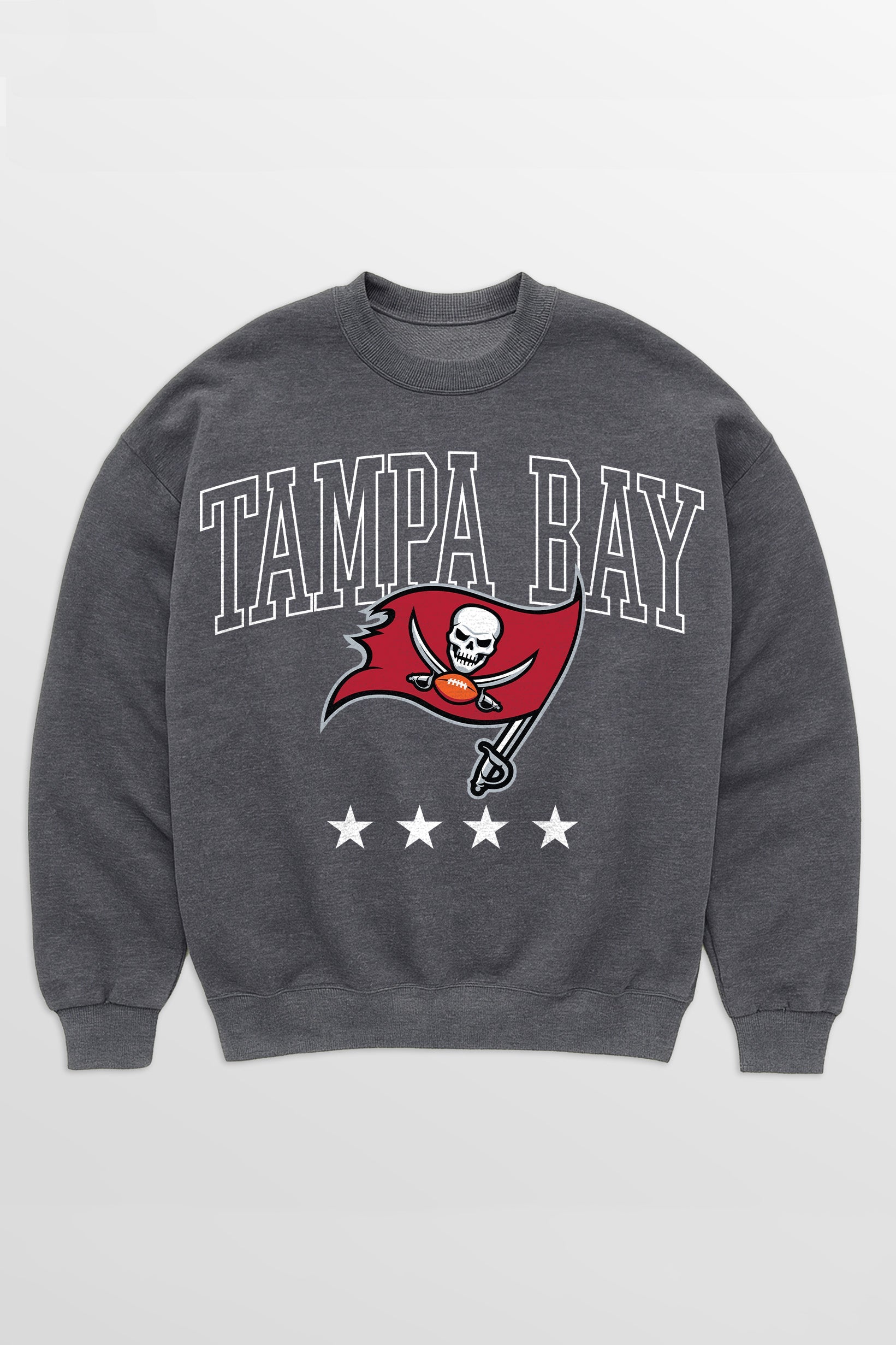 TAMPA BAY BUCCANEERS RISING STAR PREMIUM FLEECE CREWNECK PULLOVER