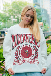 TAMPA BAY BUCCANEERS STAY COOL PREMIUM FLEECE CREWNECK PULLOVER