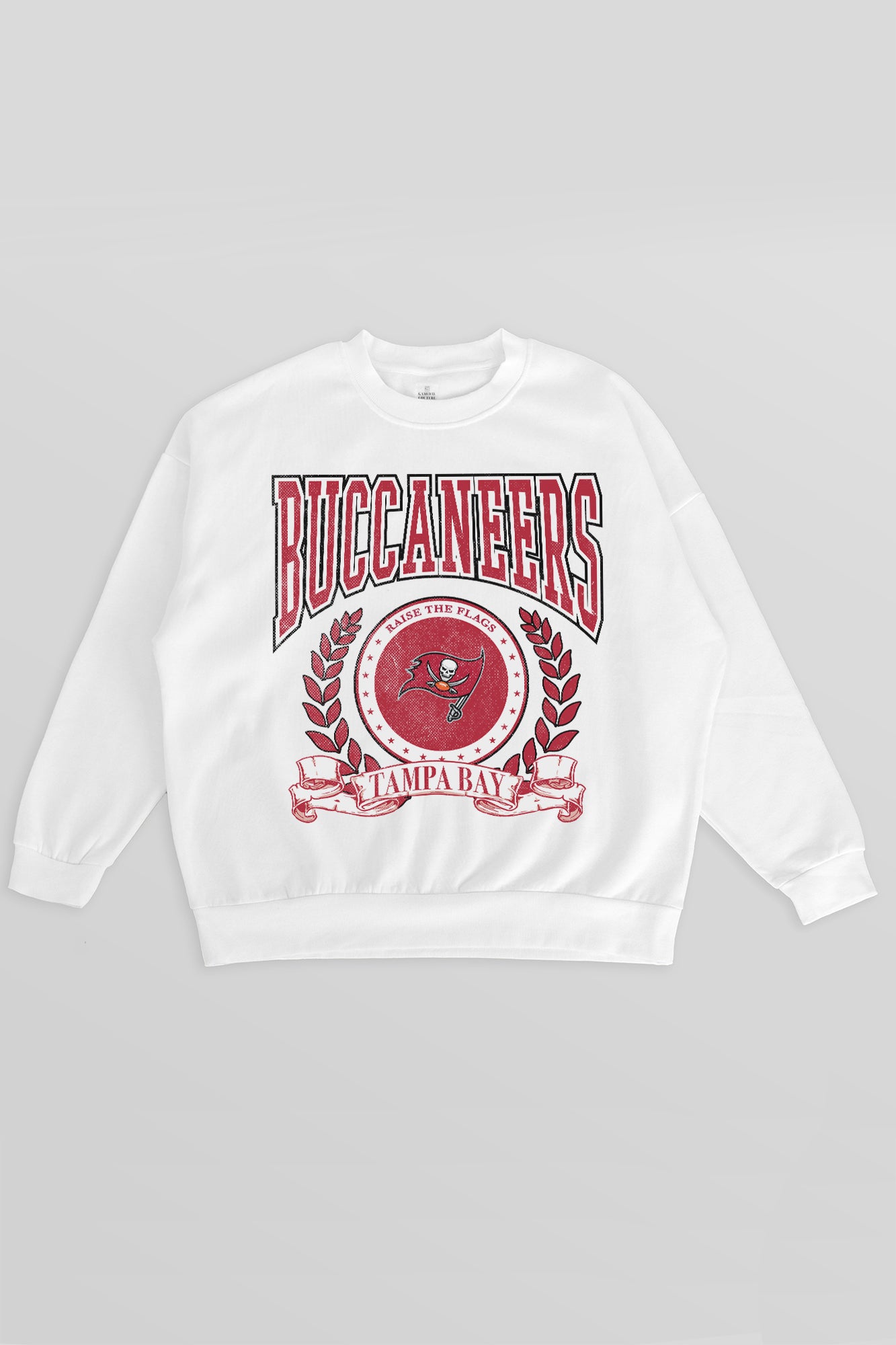 TAMPA BAY BUCCANEERS STAY COOL PREMIUM FLEECE CREWNECK PULLOVER
