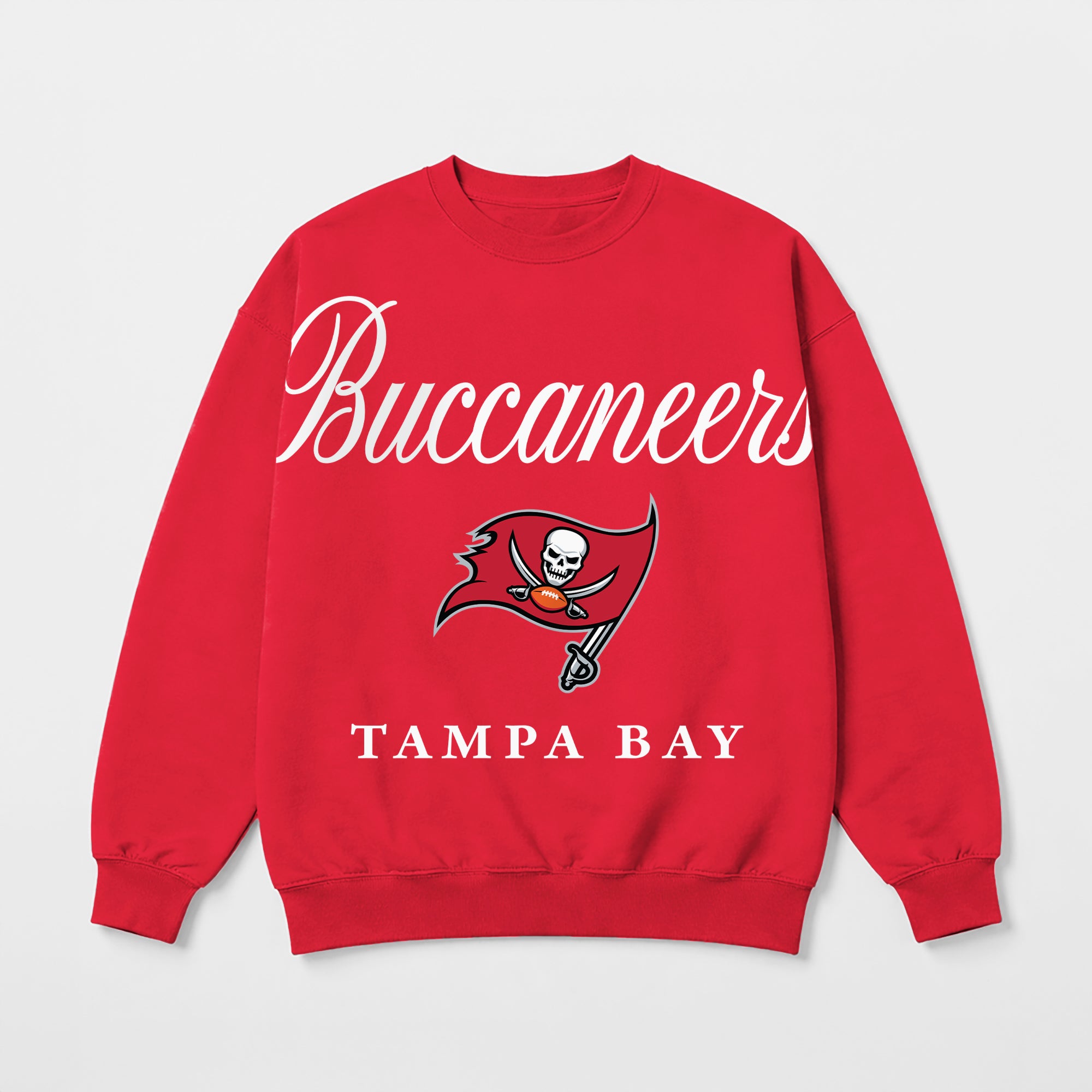 TAMPA BAY BUCCANEERS LEGACY CLUB PREMIUM FLEECE CREWNECK PULLOVER