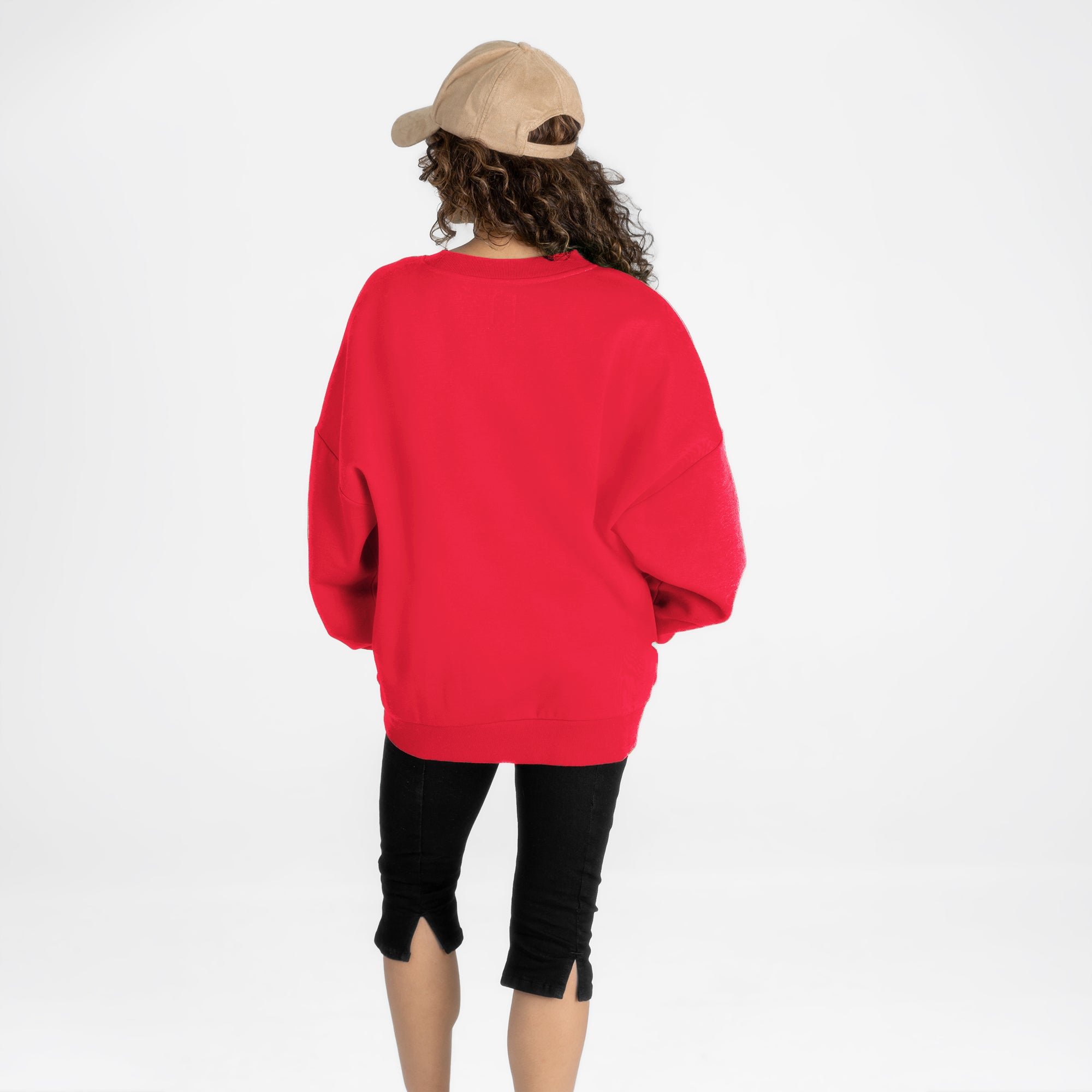 TAMPA BAY BUCCANEERS PRIME PLAY PREMIUM FLEECE DROP SHOULDER CREWNECK PULLOVER