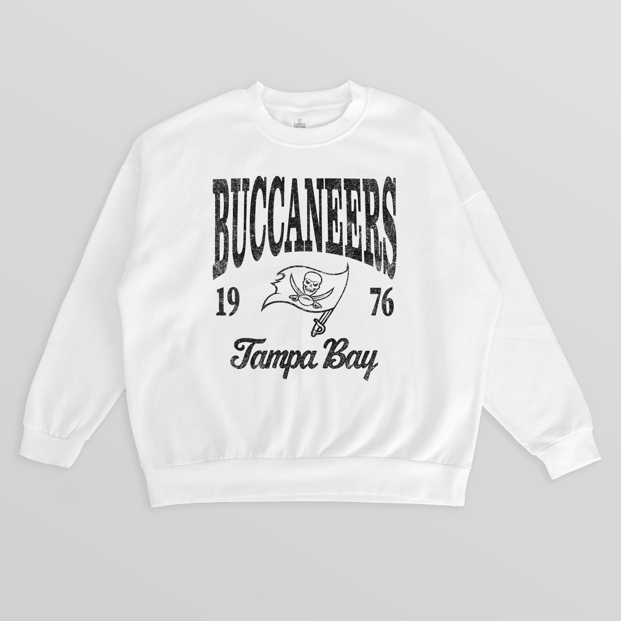 TAMPA BAY BUCCANEERS PEAK SEASON PREMIUM FLEECE CREWNECK PULLOVER