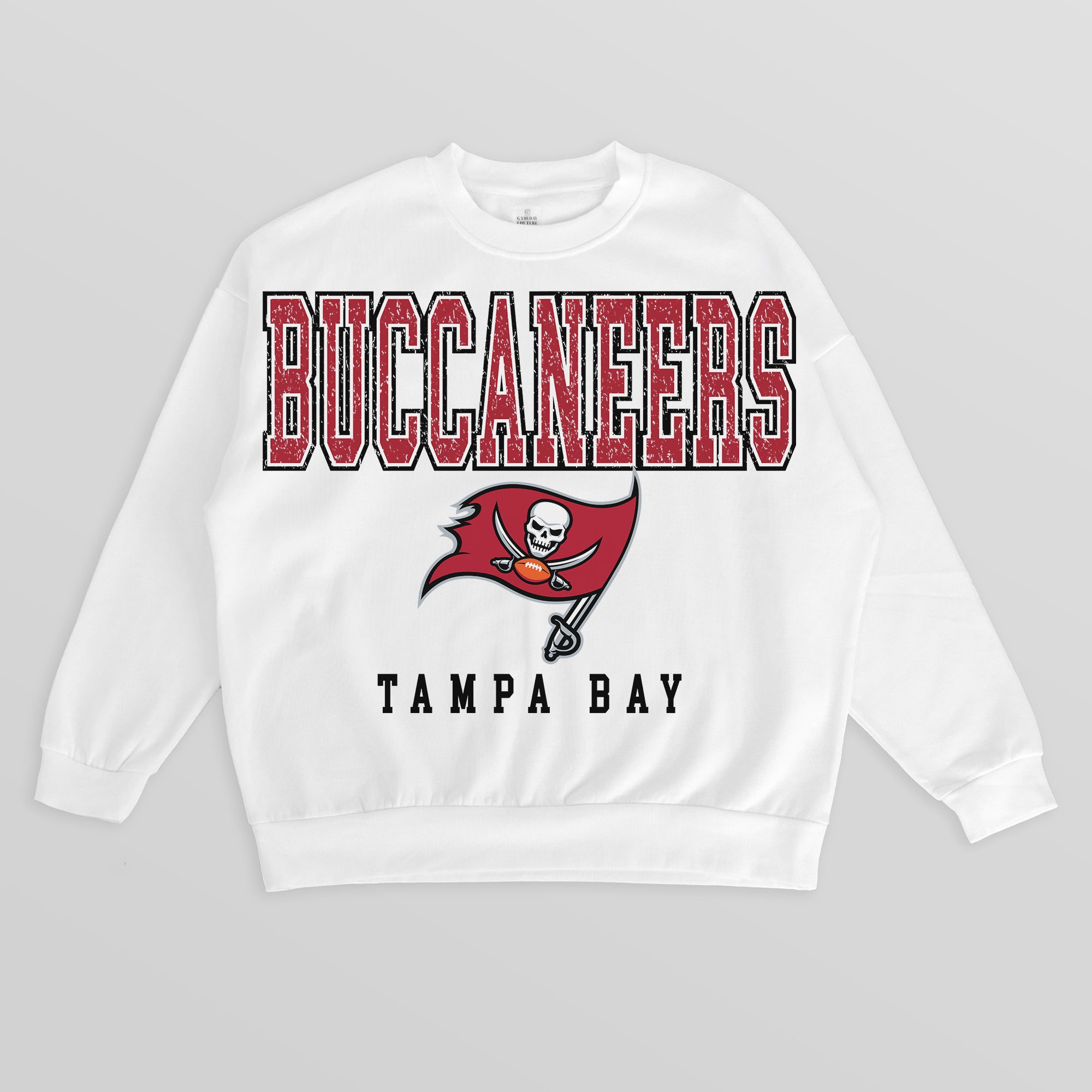 TAMPA BAY BUCCANEERS Sunday Drives Fleece Crewneck Pullover