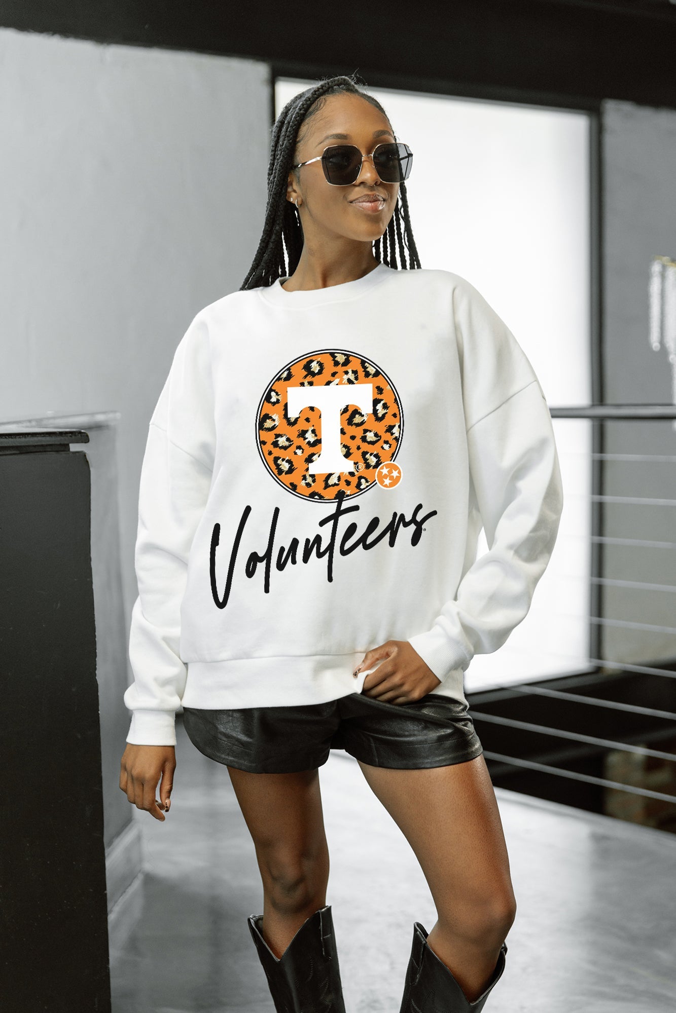 TENNESSEE VOLUNTEERS WILD BREAKTHROUGH PREMIUM FLEECE CREWNECK PULLOVER
