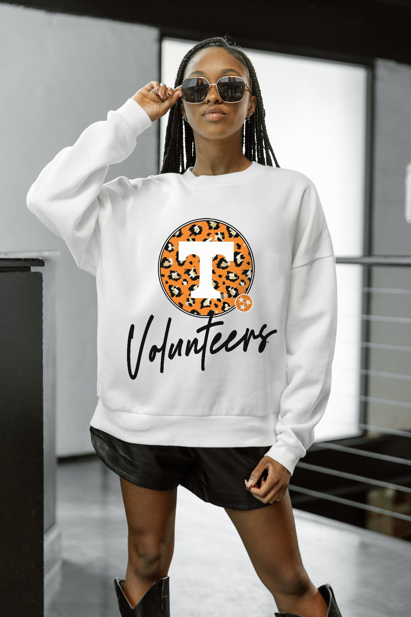 TENNESSEE VOLUNTEERS WILD BREAKTHROUGH PREMIUM FLEECE CREWNECK PULLOVER
