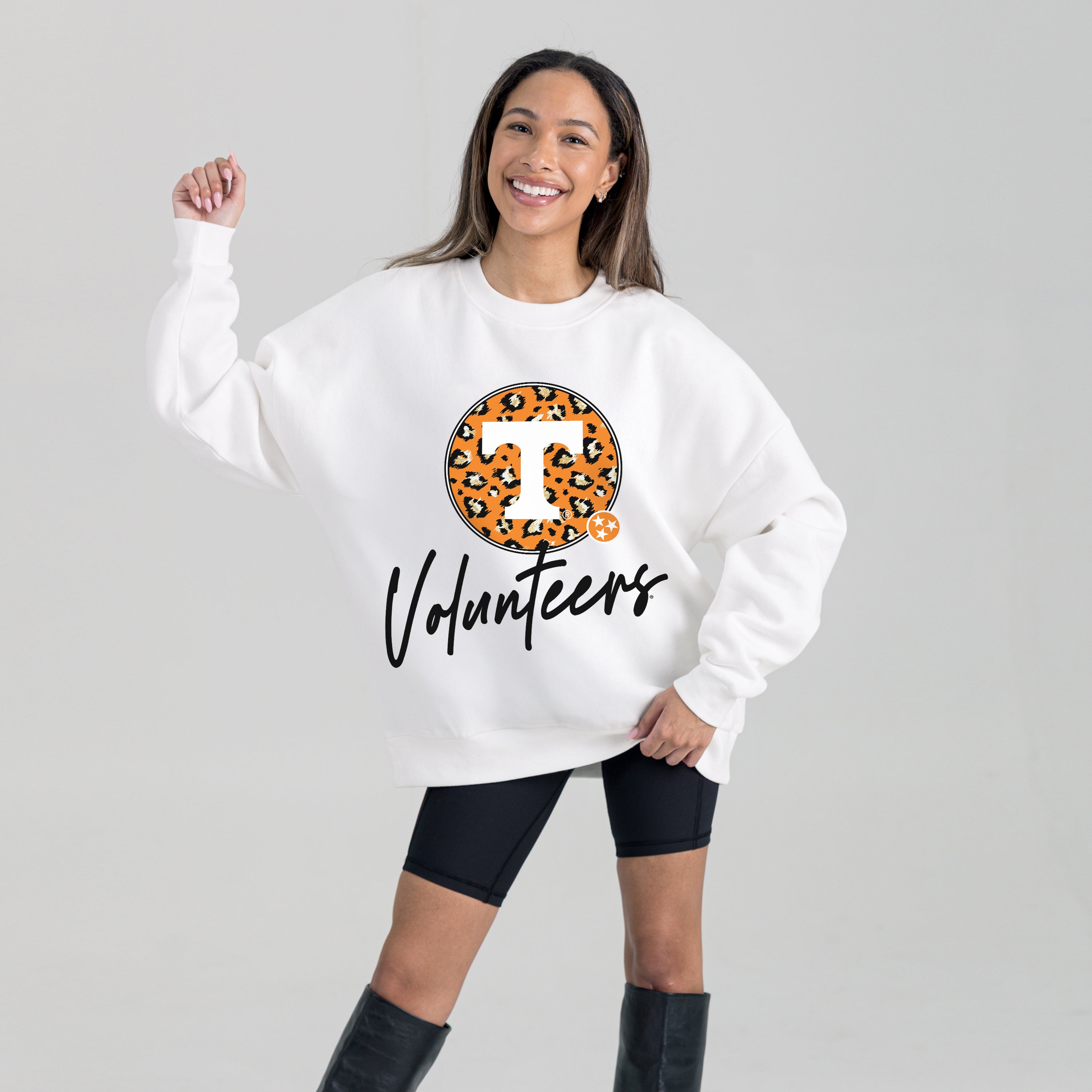 TENNESSEE VOLUNTEERS WILD BREAKTHROUGH PREMIUM FLEECE CREWNECK PULLOVER