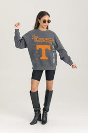TENNESSEE VOLUNTEERS READY TO RUMBLE PREMIUM FLEECE DROP SHOULDER CREWNECK PULLOVER