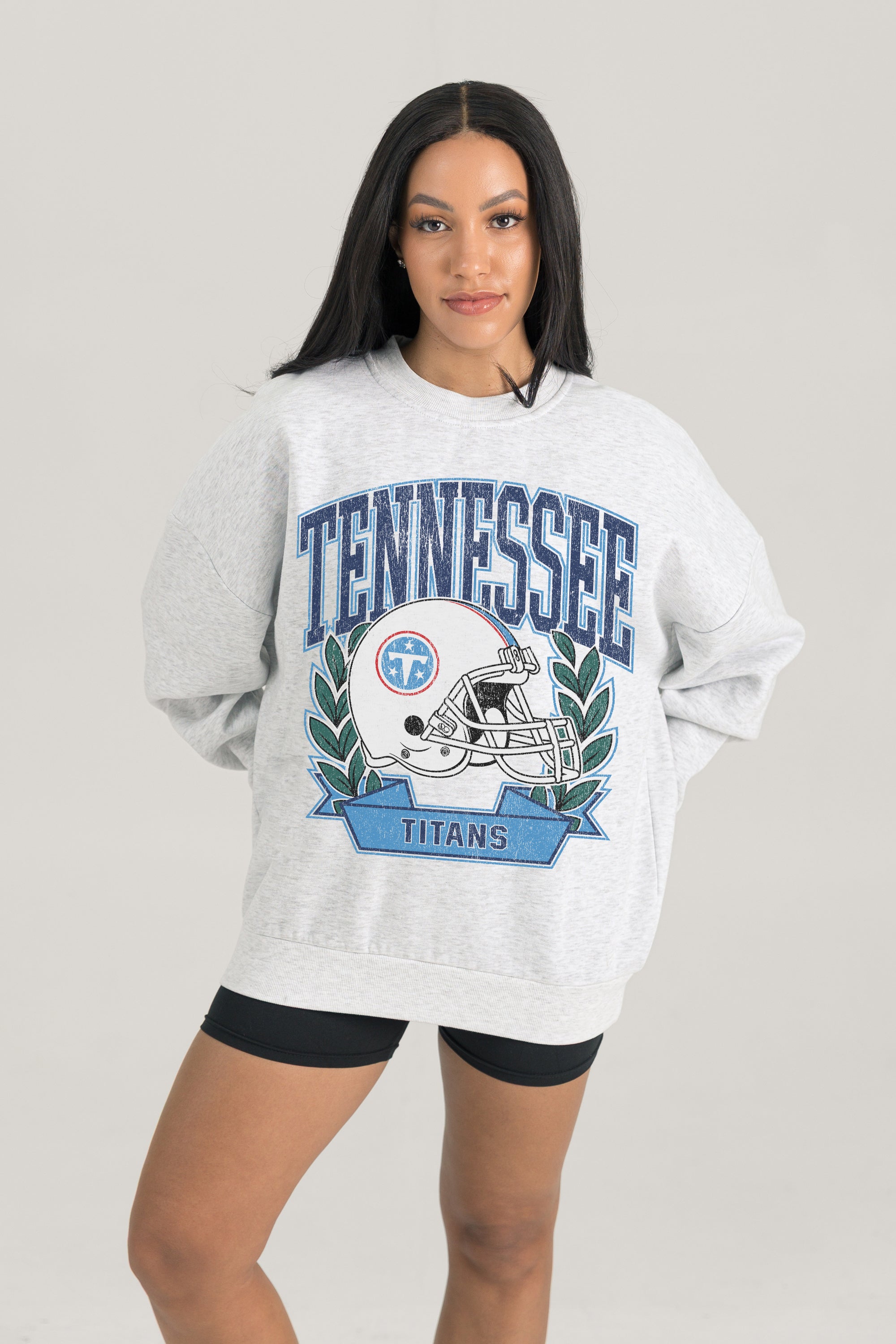 TENNESSEE TITANS Heritage Fleece Crewneck Pullover