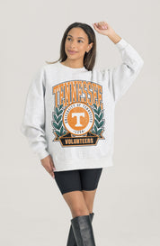 TENNESSEE VOLUNTEERS HERITAGE PREMIUM FLEECE DROP SHOULDER CREWNECK PULLOVER