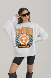 TENNESSEE VOLUNTEERS HERITAGE PREMIUM FLEECE DROP SHOULDER CREWNECK PULLOVER