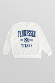 TENNESSEE TITANS Timeless Triumph Fleece Crewneck Pullover