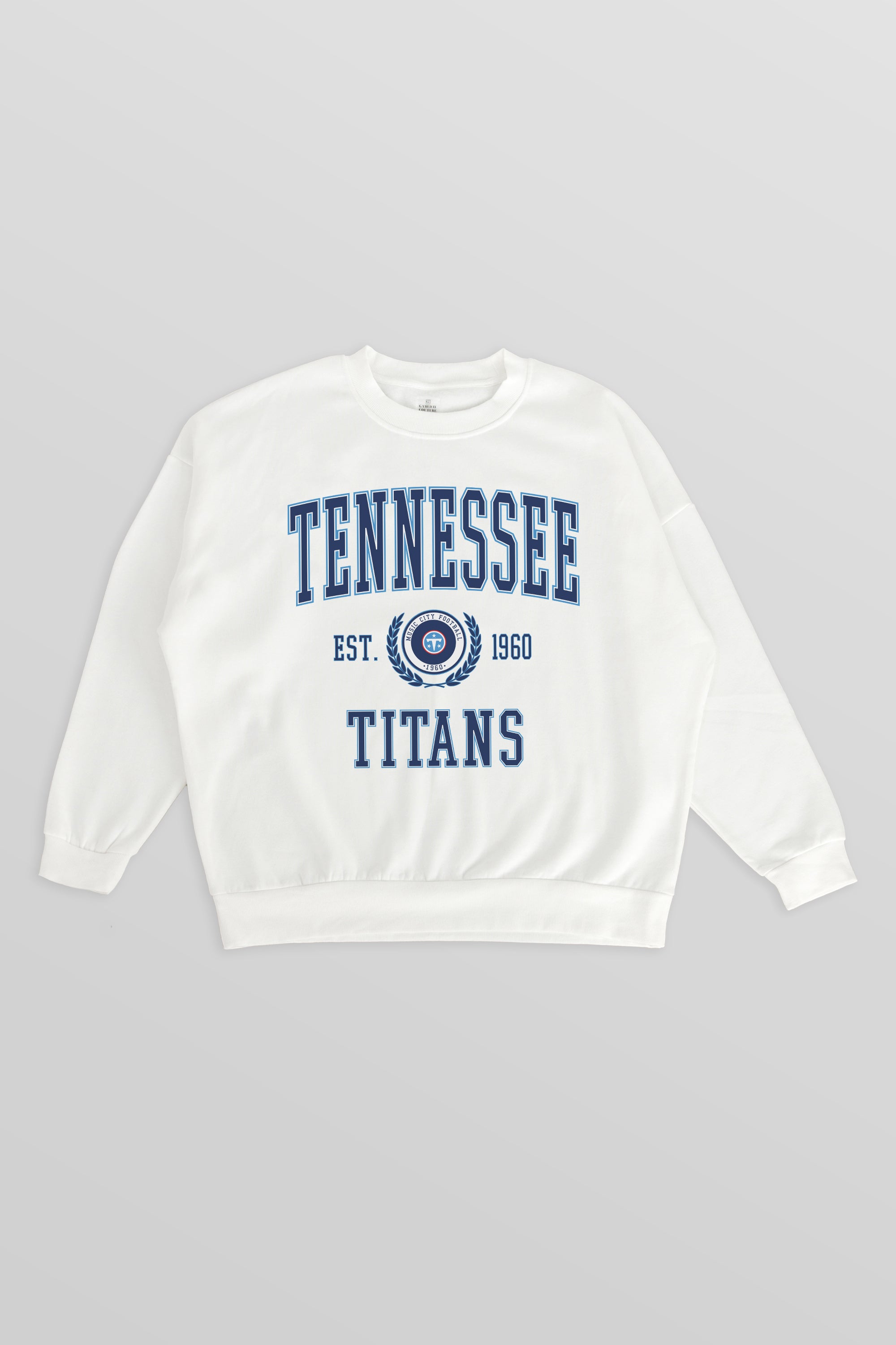 TENNESSEE TITANS Timeless Triumph Fleece Crewneck Pullover
