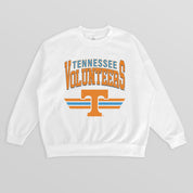 TENNESSEE VOLUNTEERS SWIFT STRIKE PREMIUM FLEECE DROP SHOULDER CREWNECK PULLOVER