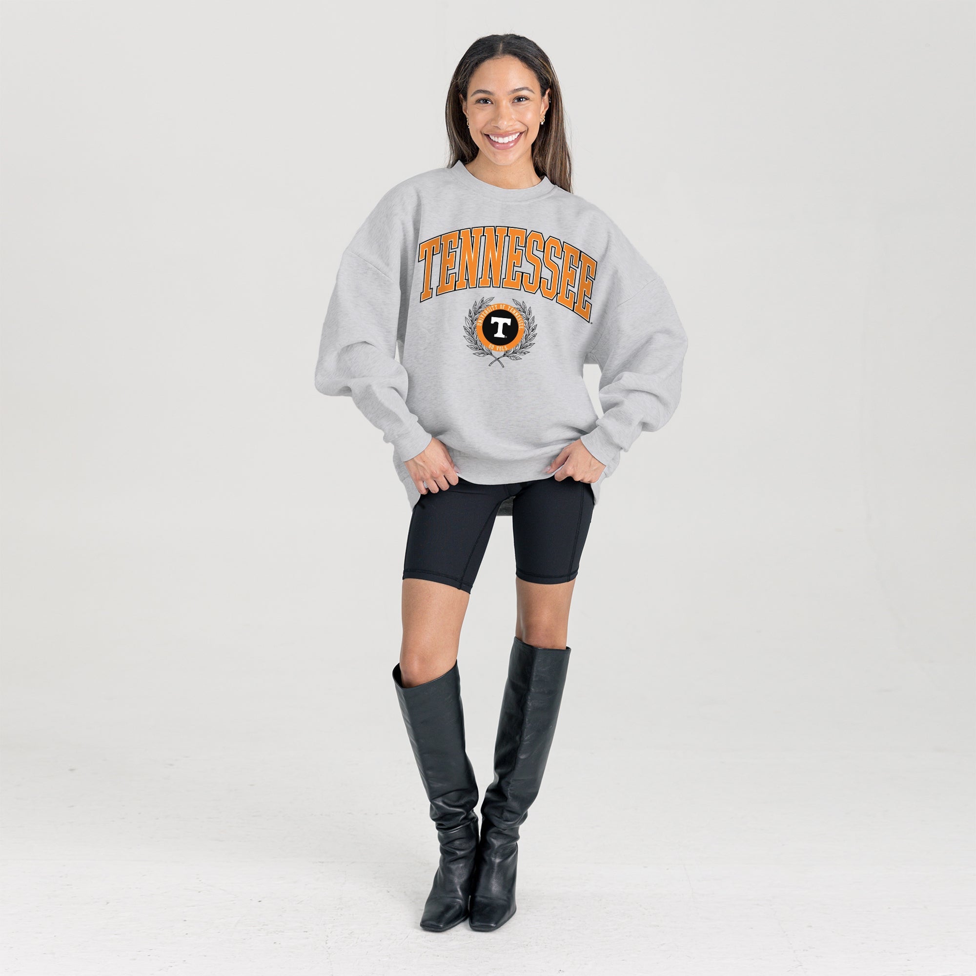 TENNESSEE VOLUNTEERS TRADITION REFINED PREMIUM FLEECE CREWNECK PULLOVER