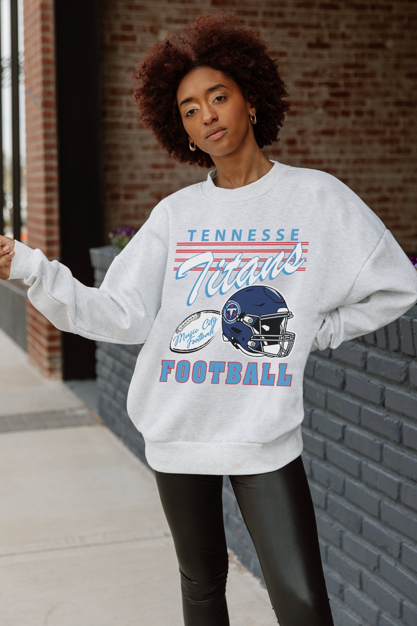 TENNESSEE TITANS HOME TURF PREMIUM FLEECE CREWNECK PULLOVER