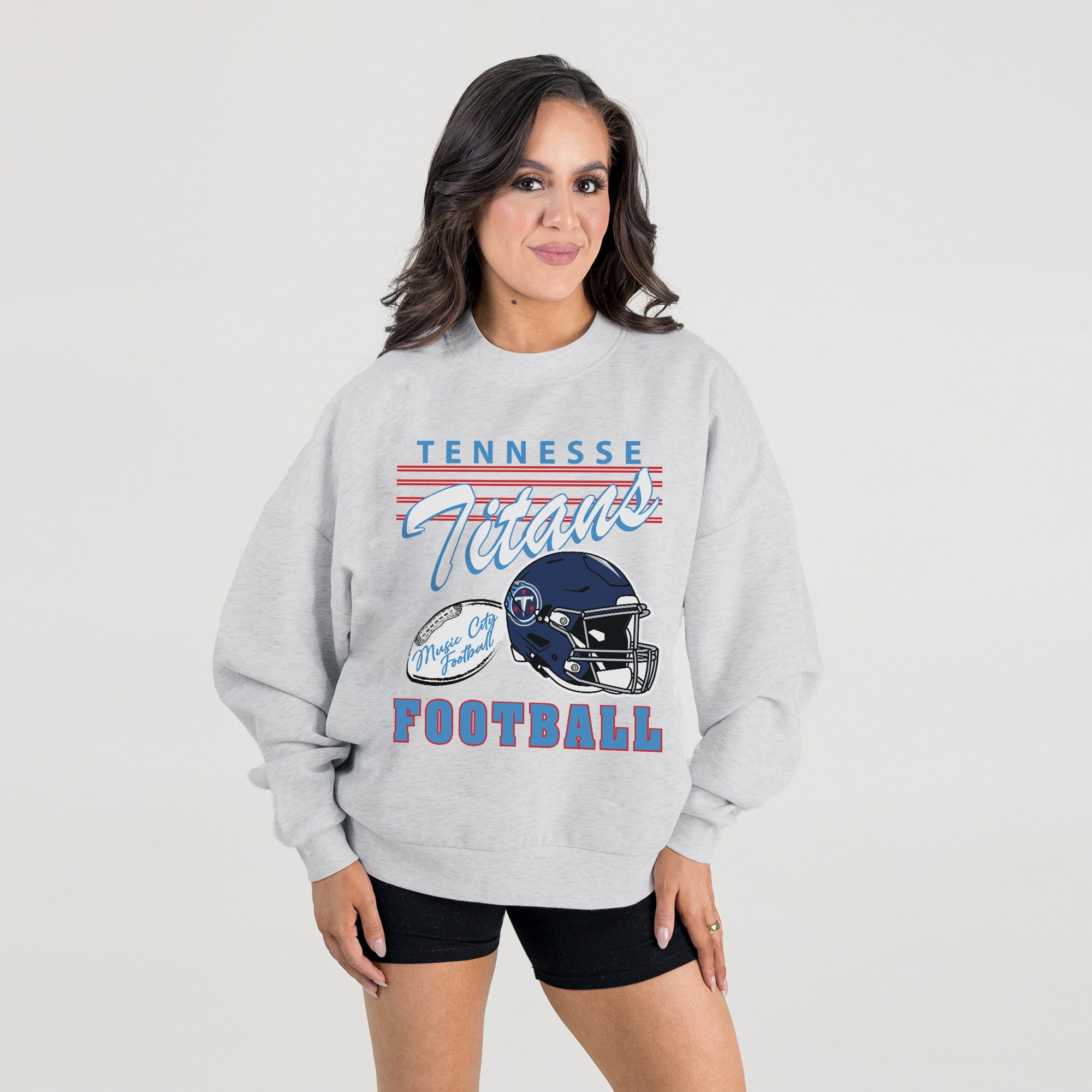 TENNESSEE TITANS HOME TURF PREMIUM FLEECE CREWNECK PULLOVER