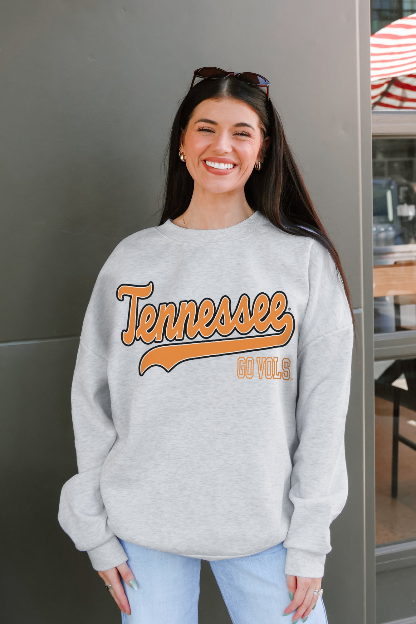 TENNESSEE VOLUNTEERS CLASSIC WIN PREMIUM FLEECE CREWNECK PULLOVER