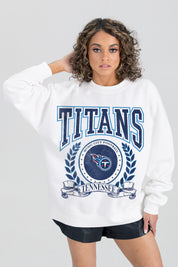 TENNESSEE TITANS STAY COOL PREMIUM FLEECE CREWNECK PULLOVER