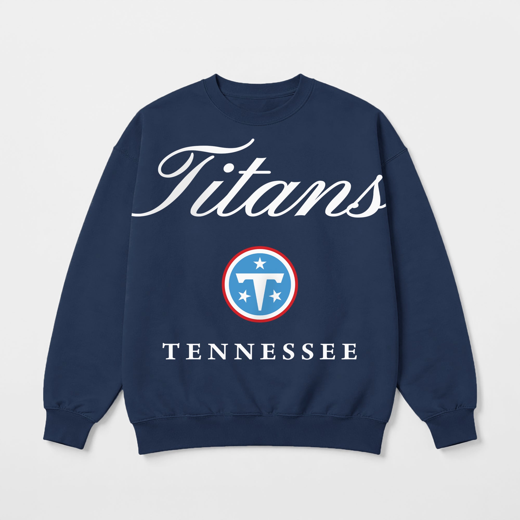 TENNESSEE TITANS LEGACY CLUB PREMIUM FLEECE CREWNECK PULLOVER