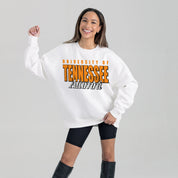TENNESSEE VOLUNTEERS ALUMNI ERA PREMIUM DROP SHOULDER FLEECE CREWNECK PULLOVER