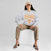 TENNESSEE VOLUNTEERS INSTANT CLASSIC PREMIUM FLEECE DROP SHOULDER CREWNECK PULLOVER