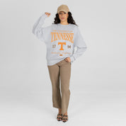 TENNESSEE VOLUNTEERS INSTANT CLASSIC PREMIUM FLEECE DROP SHOULDER CREWNECK PULLOVER
