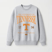TENNESSEE VOLUNTEERS INSTANT CLASSIC PREMIUM FLEECE DROP SHOULDER CREWNECK PULLOVER