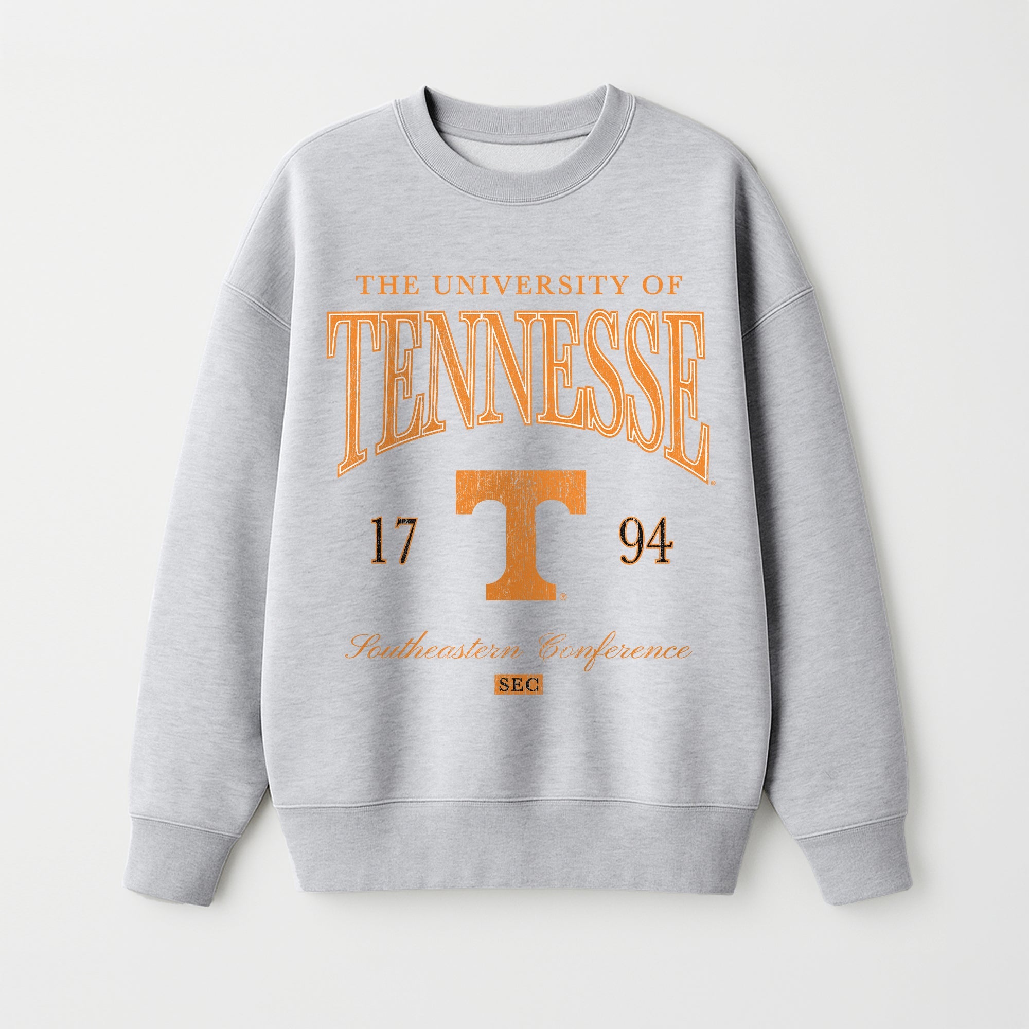 TENNESSEE VOLUNTEERS INSTANT CLASSIC PREMIUM FLEECE DROP SHOULDER CREWNECK PULLOVER