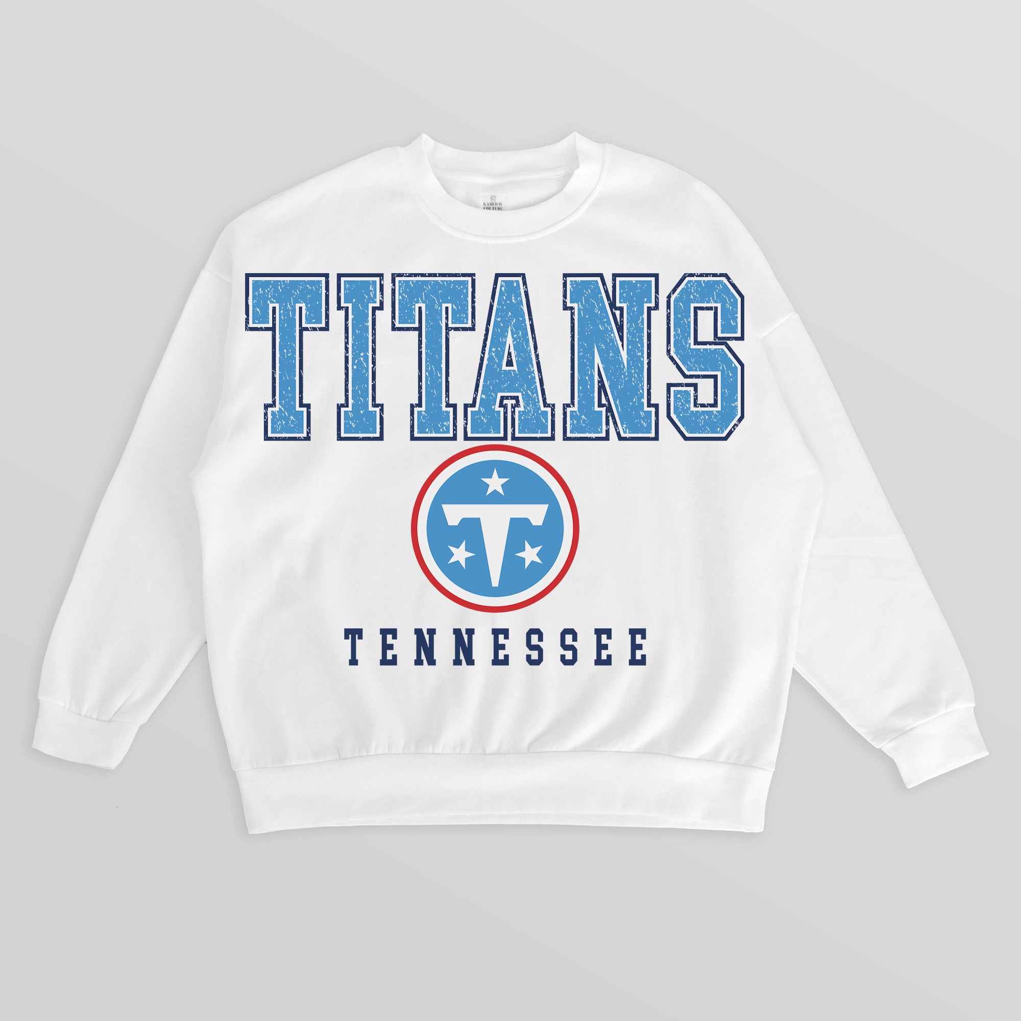 TENNESSEE TITANS Sunday Drives Fleece Crewneck Pullover