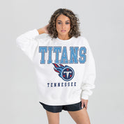 TENNESSEE TITANS Sunday Drives Fleece Crewneck Pullover