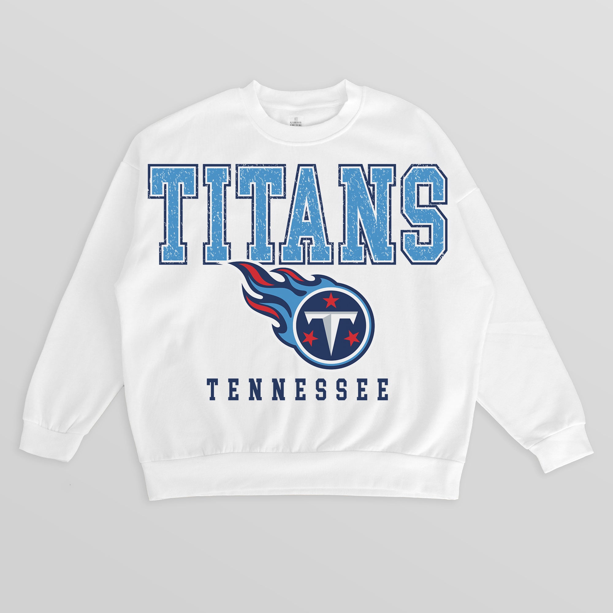 TENNESSEE TITANS Sunday Drives Fleece Crewneck Pullover