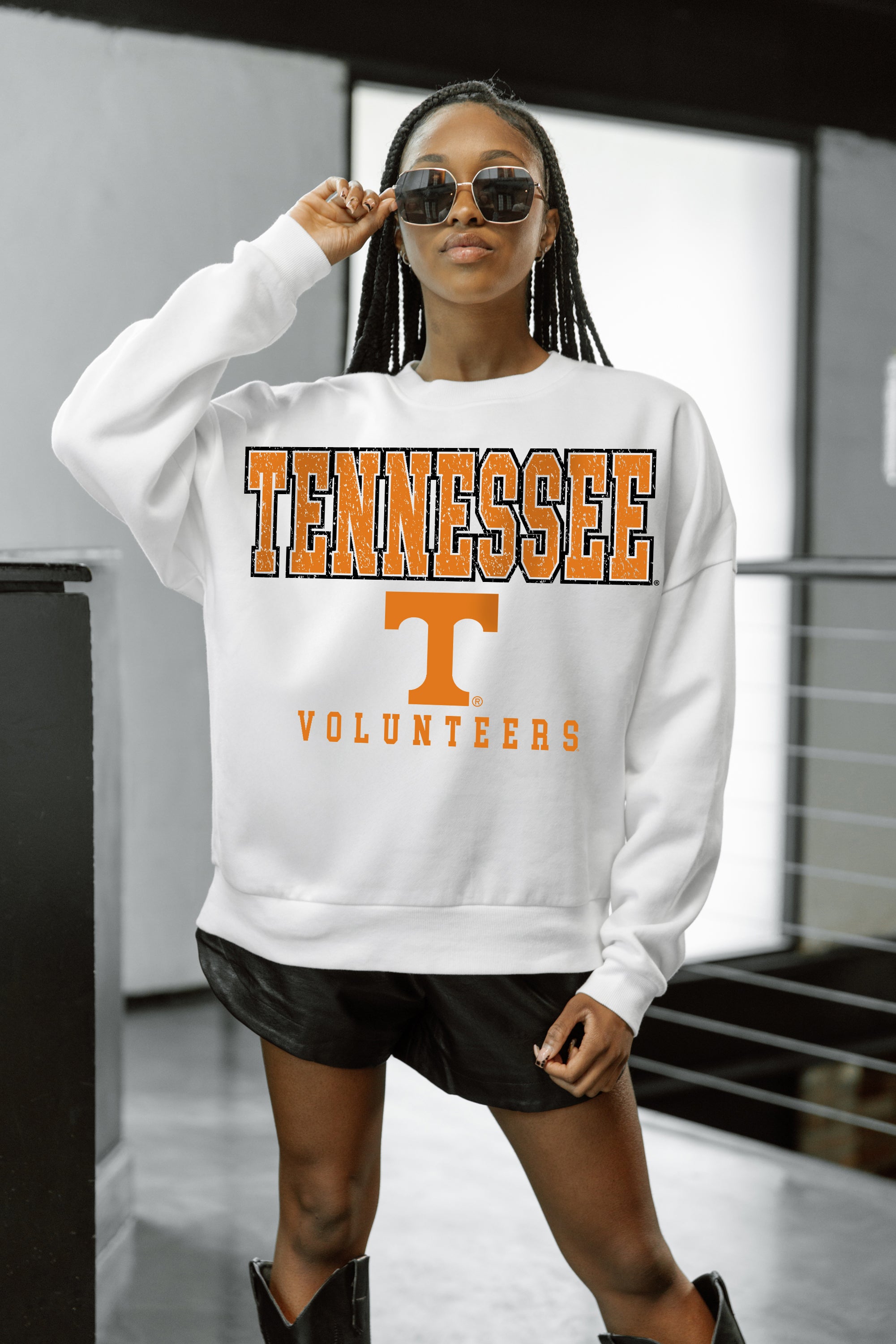 TENNESSEE VOLUNTEERS Freestyle Fleece Drop-Shoulder Pullover