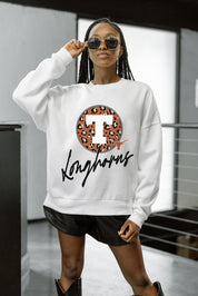 TEXAS LONGHORNS WILD BREAKTHROUGH PREMIUM FLEECE CREWNECK PULLOVER