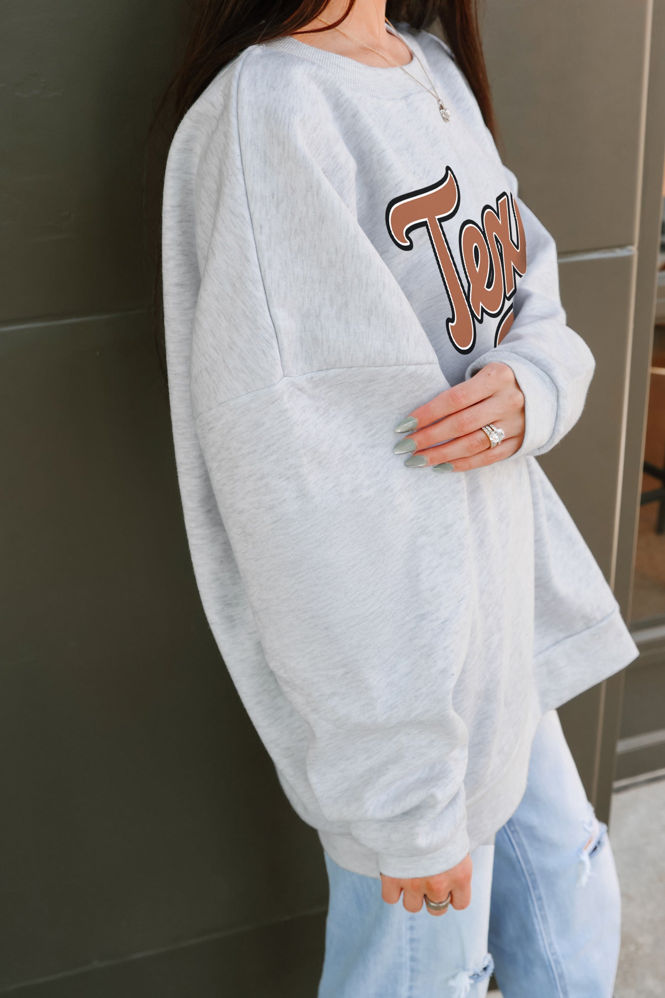 TEXAS LONGHORNS CLASSIC WIN PREMIUM FLEECE CREWNECK PULLOVER