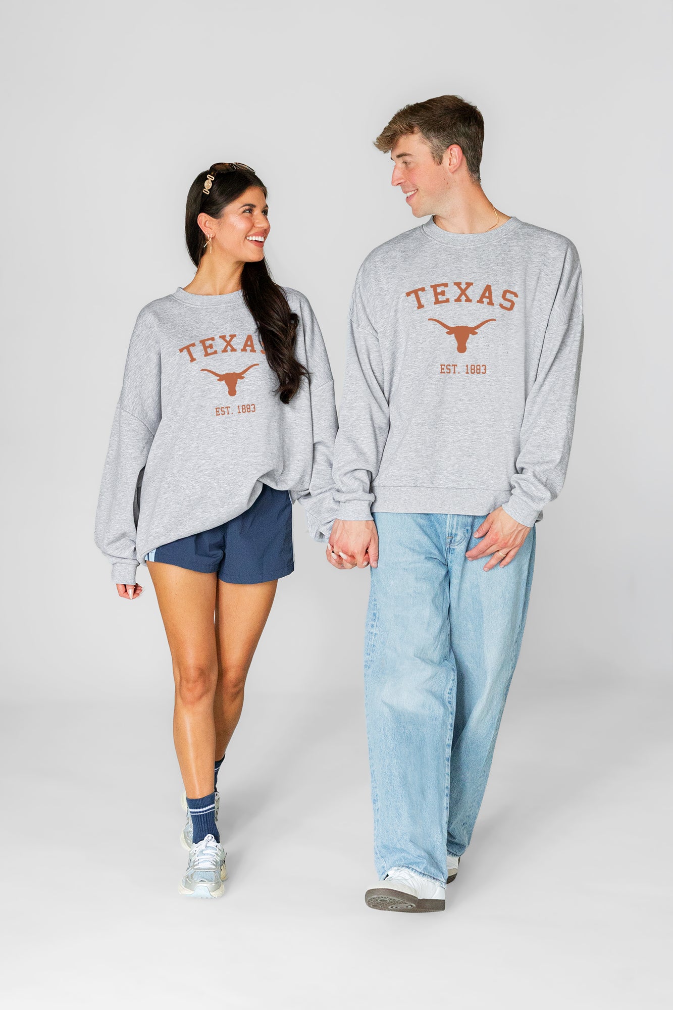 TEXAS LONGHORNS CAMPUS ENERGY PREMIUM FLEECE CREWNECK PULLOVER
