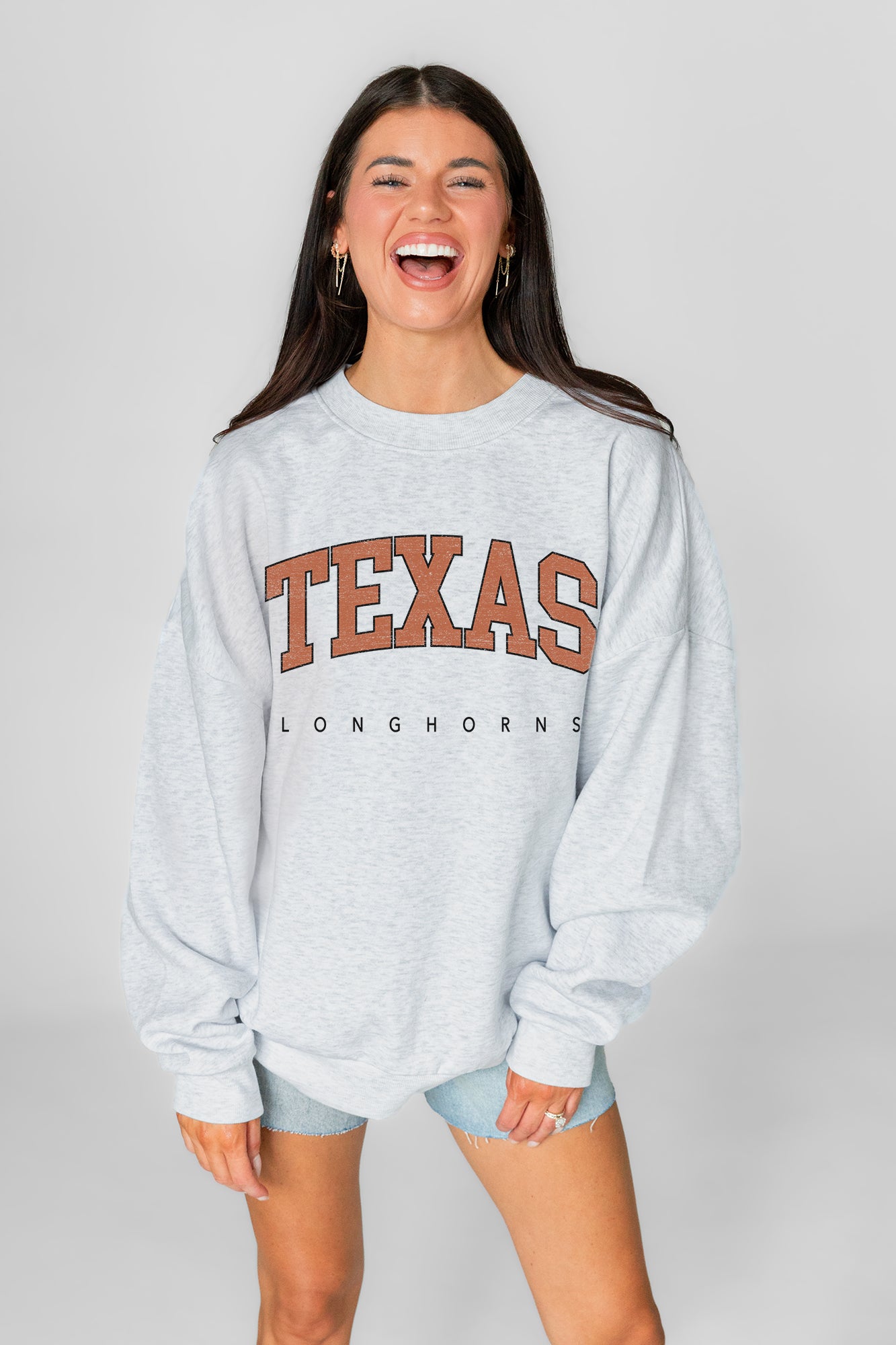 TEXAS LONGHORNS NEXT MOVE PREMIUM FLEECE UNISEX CREWNECK PULLOVER