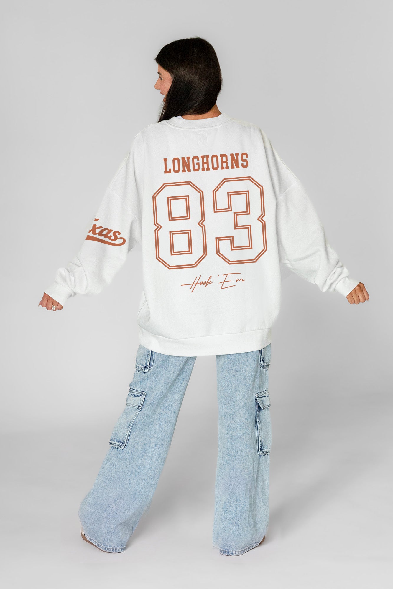 TEXAS LONGHORNS DAY ONE PREMIUM FLEECE UNISEX CREWNECK PULLOVER