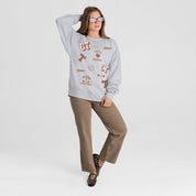 TEXAS LONGHORNS ALL IN REPEAT PREMIUM FLEECE DROP SHOULDER CREWNECK PULLOVER
