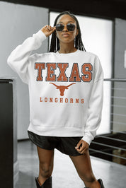 TEXAS LONGHORNS Freestyle Fleece Drop-Shoulder Pullover