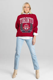 TORONTO FC CLASSIC ARCHIVES PREMIUM FLEECE DROP SHOULDER CREWNECK PULLOVER