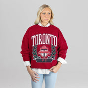TORONTO FC CLASSIC ARCHIVES PREMIUM FLEECE DROP SHOULDER CREWNECK PULLOVER