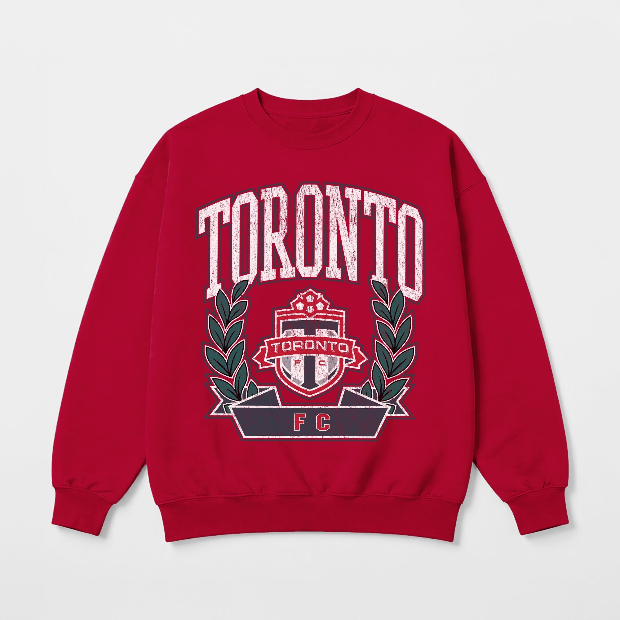 TORONTO FC CLASSIC ARCHIVES PREMIUM FLEECE DROP SHOULDER CREWNECK PULLOVER