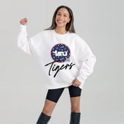TENNESSEE STATE TIGERS WILD BREAKTHROUGH PREMIUM FLEECE CREWNECK PULLOVER