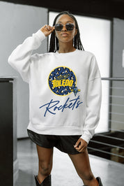 TOLEDO ROCKETS WILD BREAKTHROUGH PREMIUM FLEECE CREWNECK PULLOVER